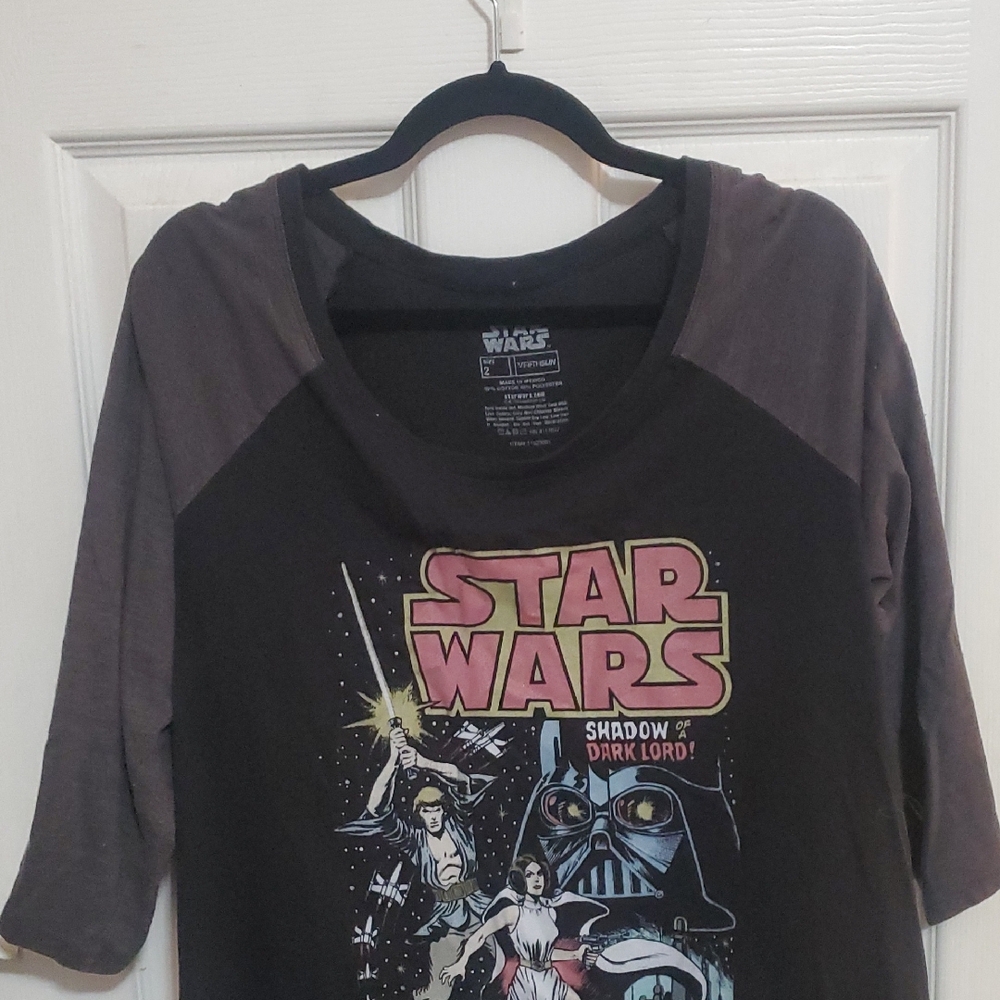 torrid Star Wars Black Graphic Long Sleeve Tee